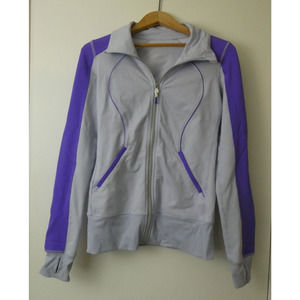 Lululemon Power Purple Contempo Jacket Full Zip Cool Breeze